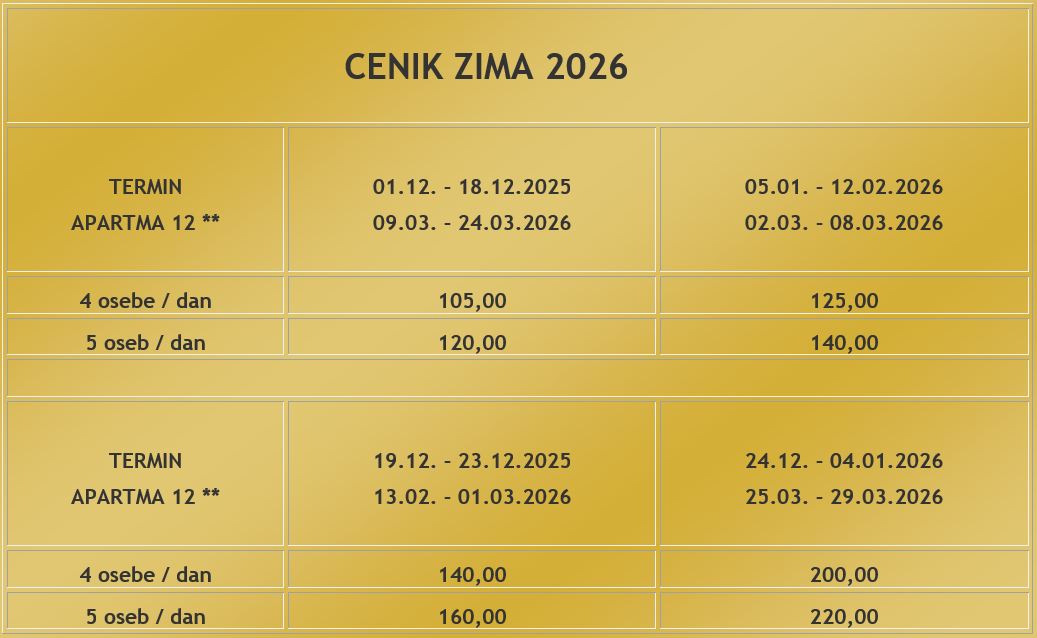 Cenik Zima 2026 SI 2